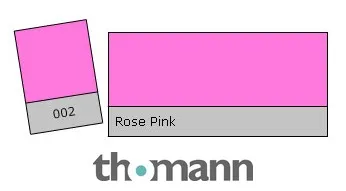 Lee Filter Roll 002 Rose Pink