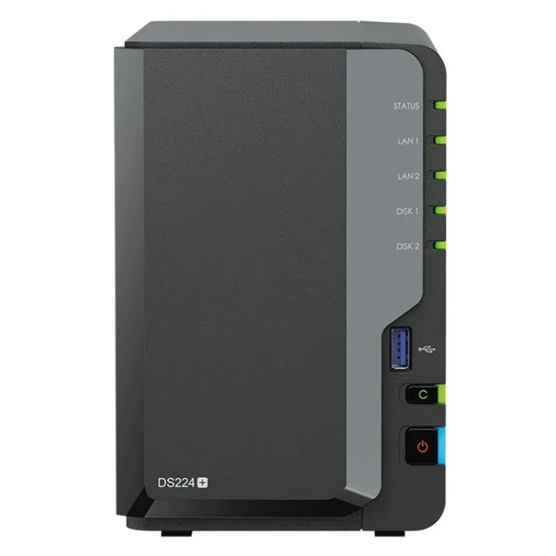 NAS Synology Diskstation DS224+ 2 Baías 3.5"-2.5" 6GB DDR4