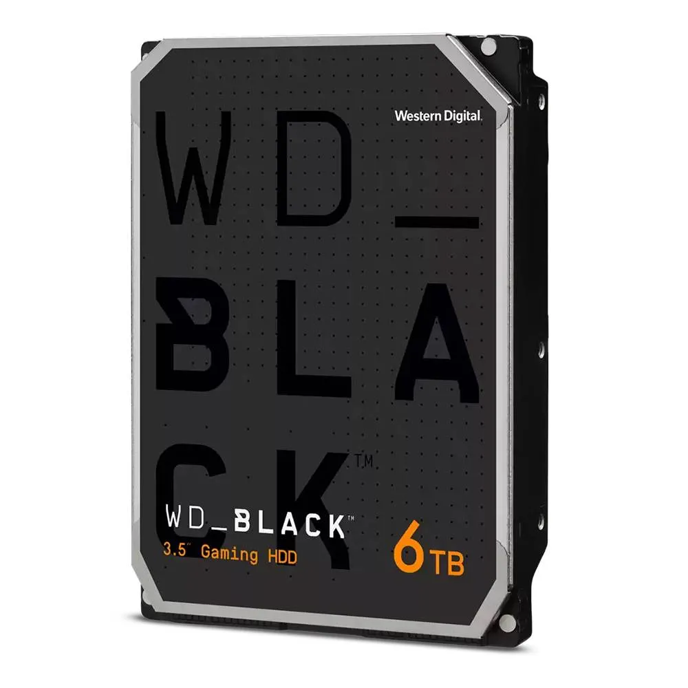 Disco Rígido 3.5 Western Digital WD Black 6TB 7200RPM 256MB Cache 267MB/s CMR Air SATA III 6Gb/s