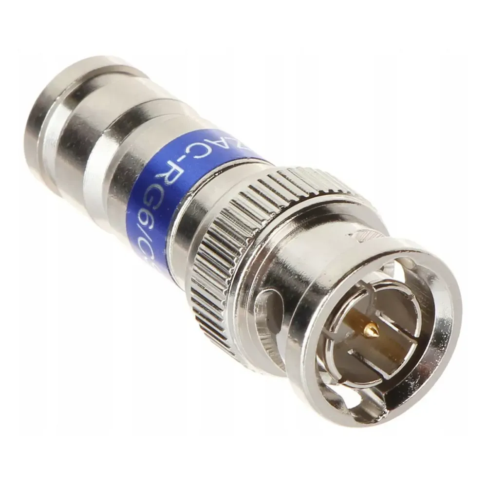 Ficha BNC de Compressão RG6 BNC-W/ZAC-RG6/CSR