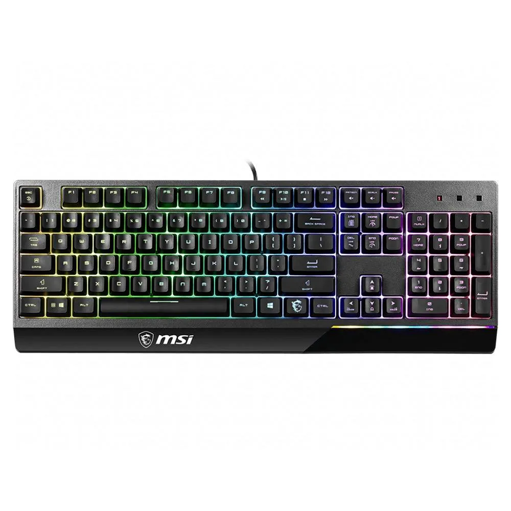 Teclado MSI Vigor GK30 Gaming RGB PT Preto