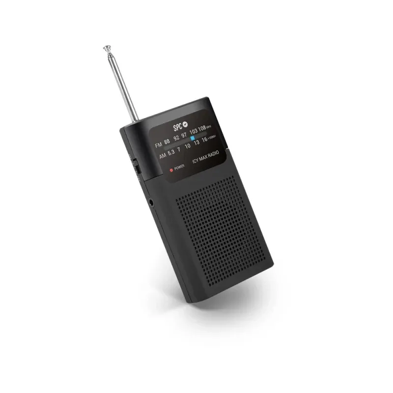 SPC RADIO AM/FM ICY MAX BLACK