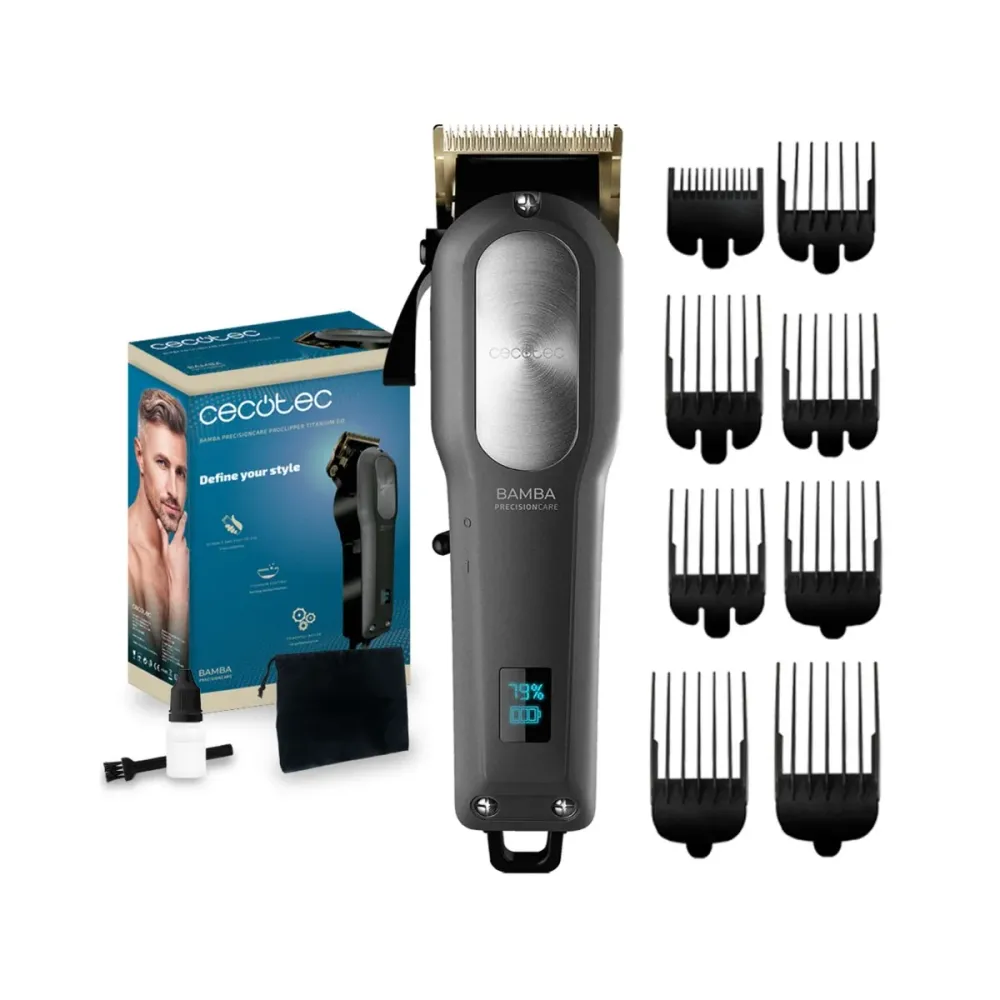 Aparador Barba Cecotec Bamba PrecisionCare Proclipper Titanium Go