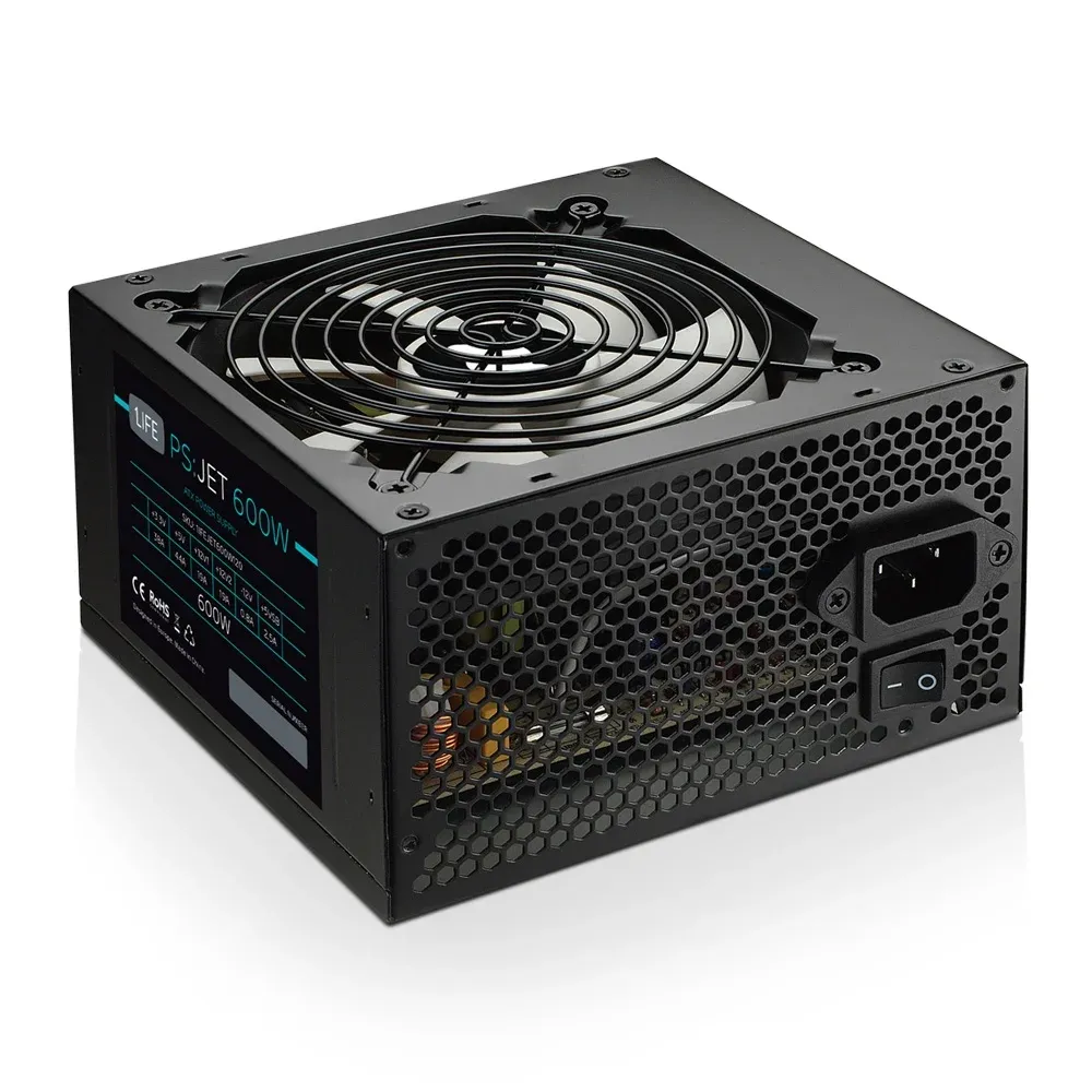 Fonte de Alimentação 1LIFE ATX 600W Preta