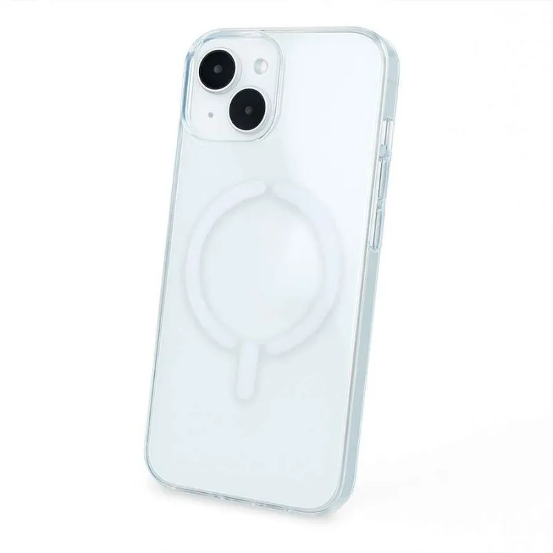 Funda para móvel Transparente Compatível com MagSafe Antichoque para iPhone 13