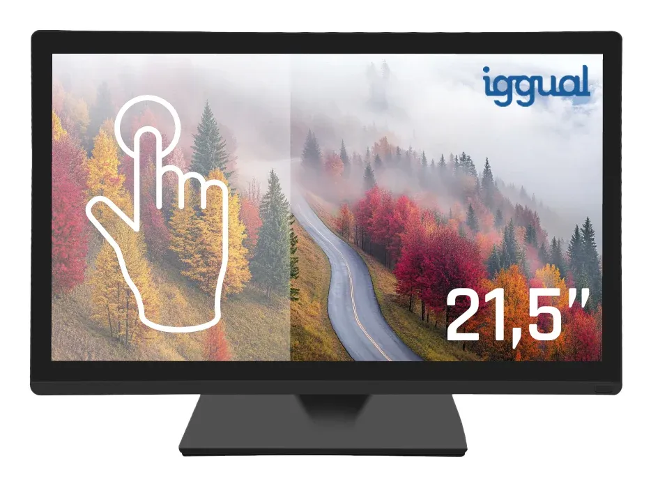 Iggual MTL21CP 21,5″ 1080p 60Hz Resistivo Full HD Touch USB HDMI VGA