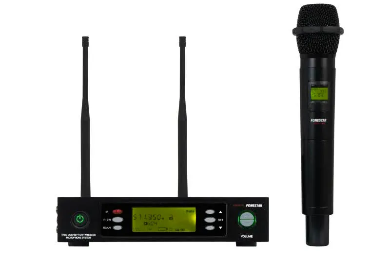 Central Microfone Dinamico s/ Fios UHF - MSH-887-512