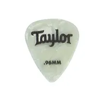 Palheta Taylor Celluloid 351 White Pearl 0.96mm 6 UN