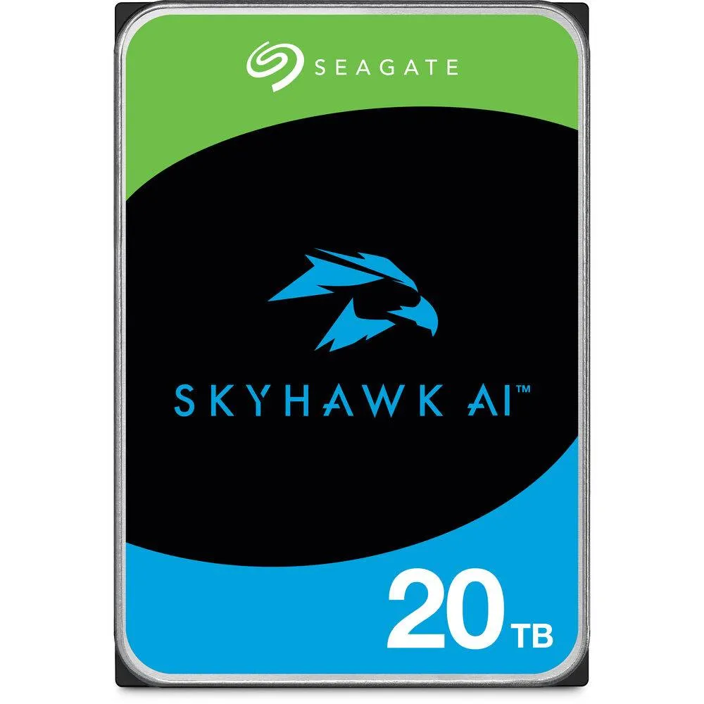 Disco Rígido 3.5 Seagate SkyHawk AI 20TB 512MB Cache 285MB/s SATA 6Gb/s
