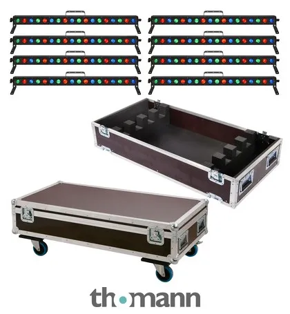 Stairville Show Bar Tri LED Tour Bundle 8