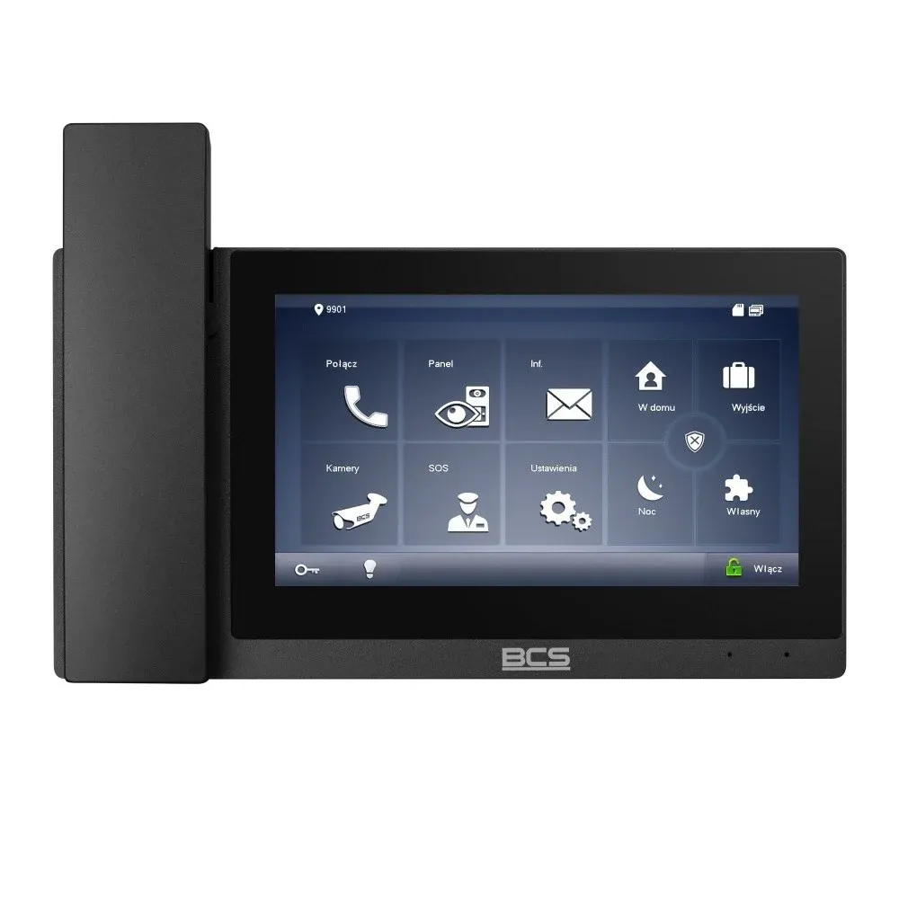 BCS BCS-MON7500B-S Monitor de Vídeo com Câmara e BCS-MON7500B-S