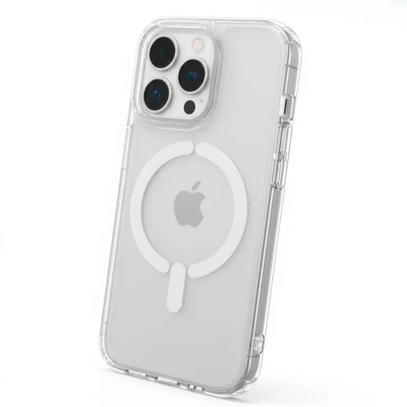 Funda para móvel Transparente Compatível MagSafe Proteção Premium para iPhone 15 Pro Max