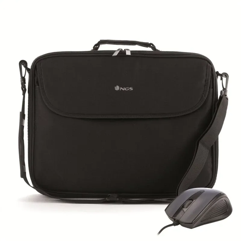 Organizer + Blackcozy - Mala para Portátil NGS Bureau Kit 16", rato incluído