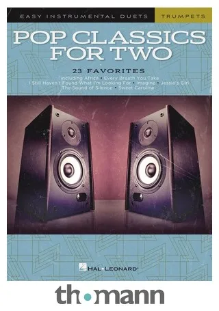 Hal Leonard Pop Classics For Two Trumpets