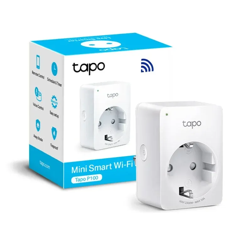 Tomada Inteligente TP-Link Tapo P100 Mini Smart Wi-Fi