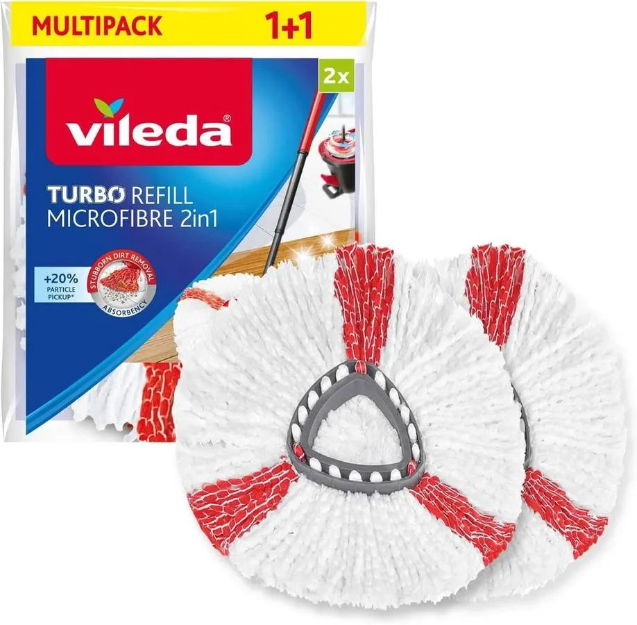 Regarga Mopa VILEDA Turbo Microfibra (2 em 1)