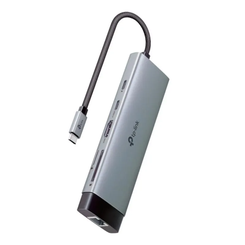 Hub TP-Link 9 portas 5000 Mbit/s UH9120C USB-C HDMI SD RJ-45