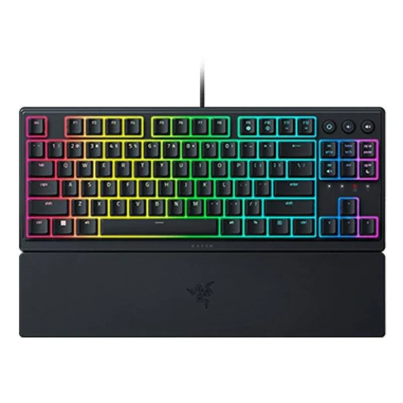 Teclado Razer Ornata V3 Tenkeyless Membrana-Mecânico AZERTY RGB Preto