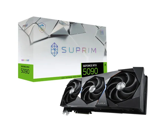 Gráfica MSI GeForce® RTX 5090 SUPRIM SOC 32GB GDDR7 DLSS4