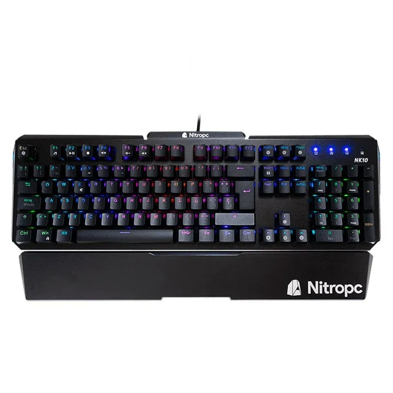 Nitropc NK10 Teclado Opto-Mecânico Gaming RGB Switch Blue
