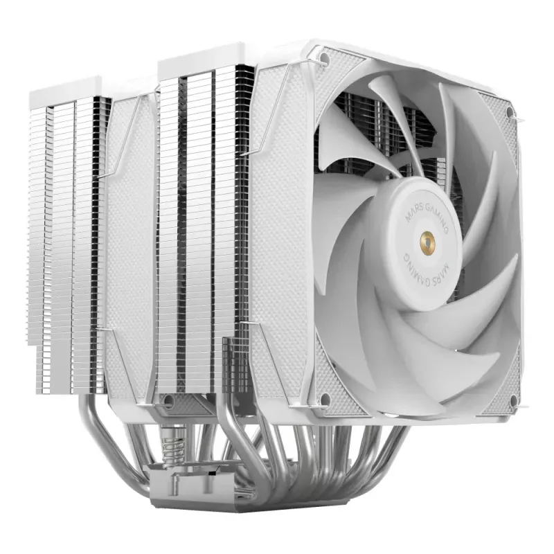 Air Cooler CPU Mars Gaming MCPU-XU9 120mm Dual Tower Branco