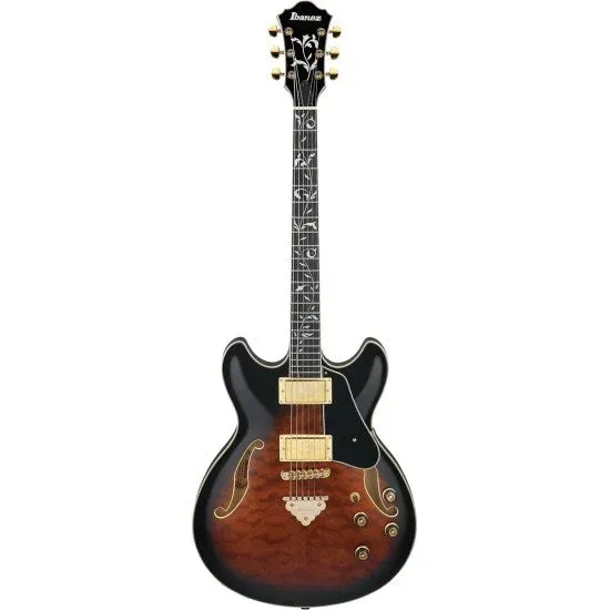 Ibanez Artcore Expressionist AS93QMSP Dark Brown Sunburst