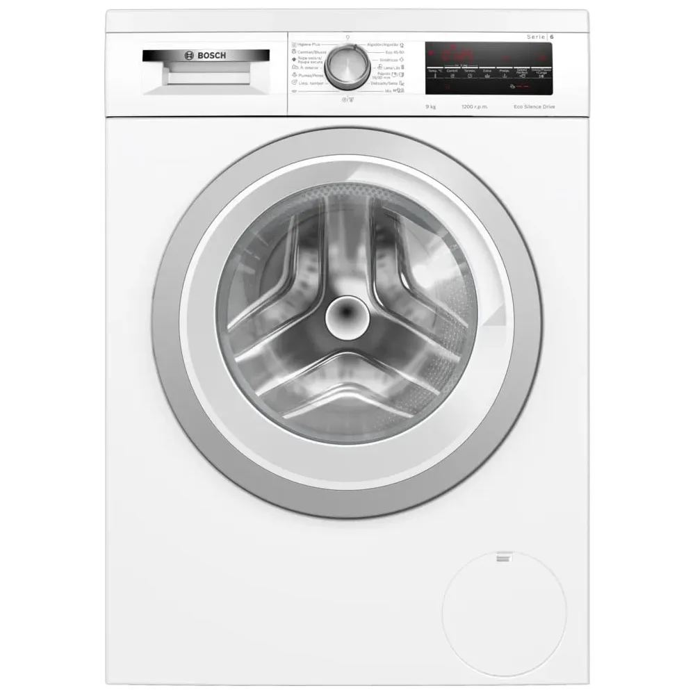 MÁQUINA DE LAVAR ROUPA BOSCH WUU24T65ES 9K 1200R BRANCA