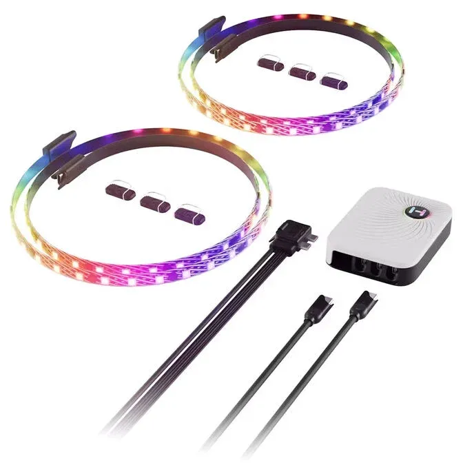 Fitas LED Hyte LS30 qRGB + Nexus Portal NP50 - 1000mm (Pack 2)