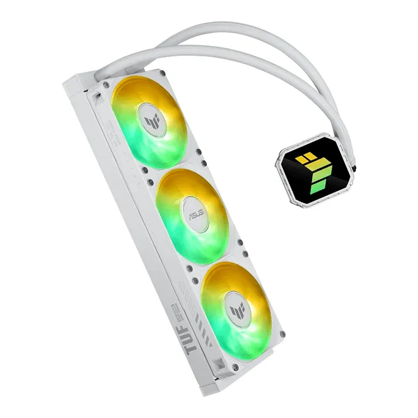 Refrigeração Líquida ASUS TUF Gaming LC III 360 ARGB White 360mm 3 Ventoinhas ARGB