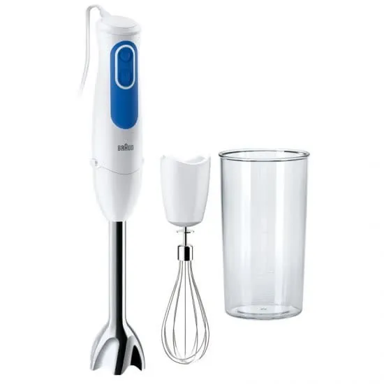 Varinha Mágica + Acessórios 0,6l 700W Multi Quick 3 (Azul/ Branco) - BRAUN