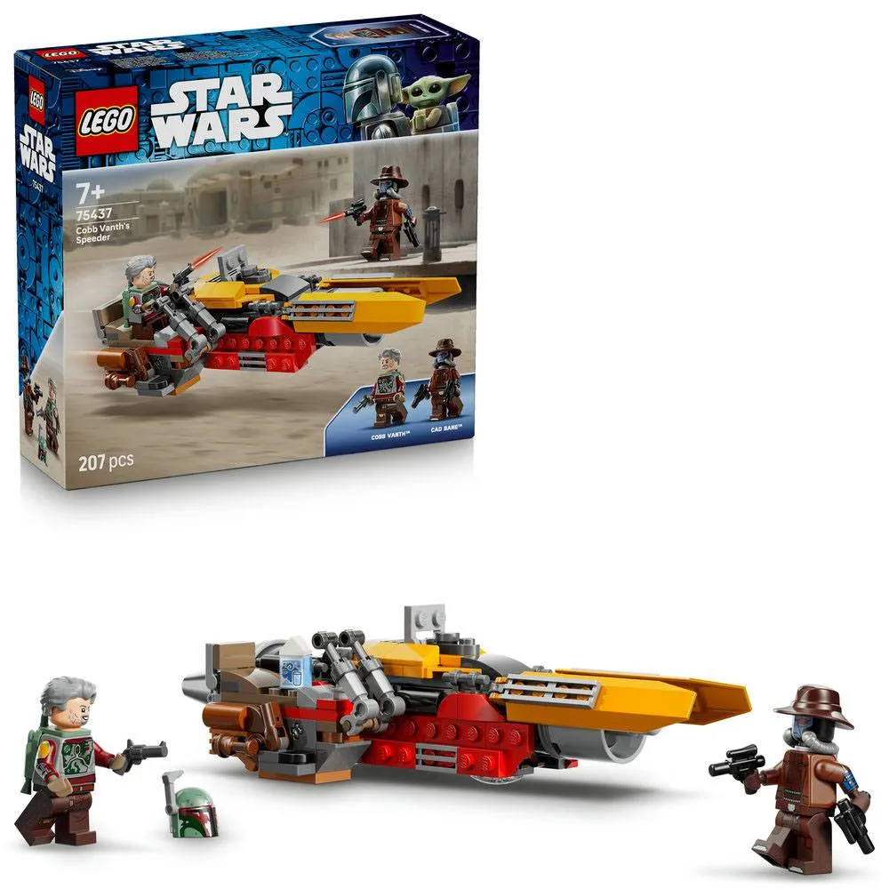 LEGO Star Wars: The Mandalorian Speeder de Cobb Vanth | Idades 7+ | 207 Peças | Item 75437
