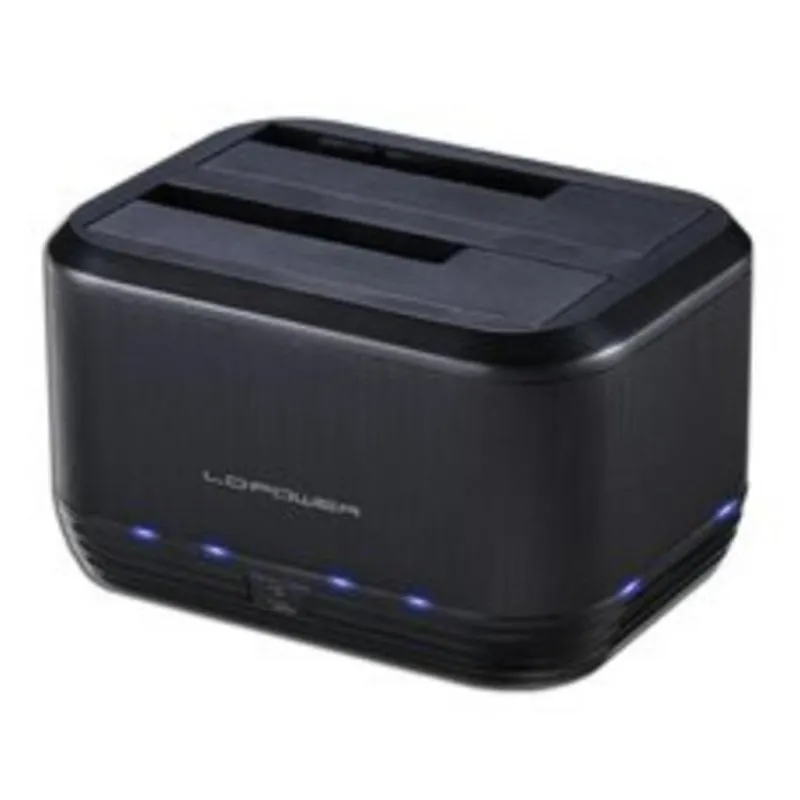 Base de Conexão LC-Power LC-DOCK-U3-III USB 3.2 Gen 1 Preto