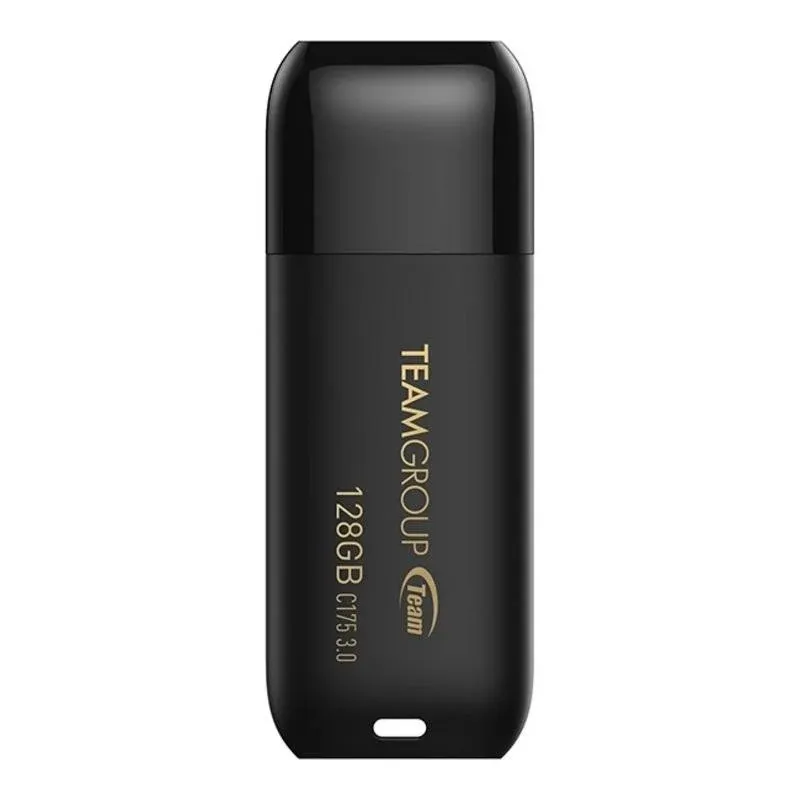 Pen USB Team Group C175 128GB USB 3.2 Gen 1 preto elegante