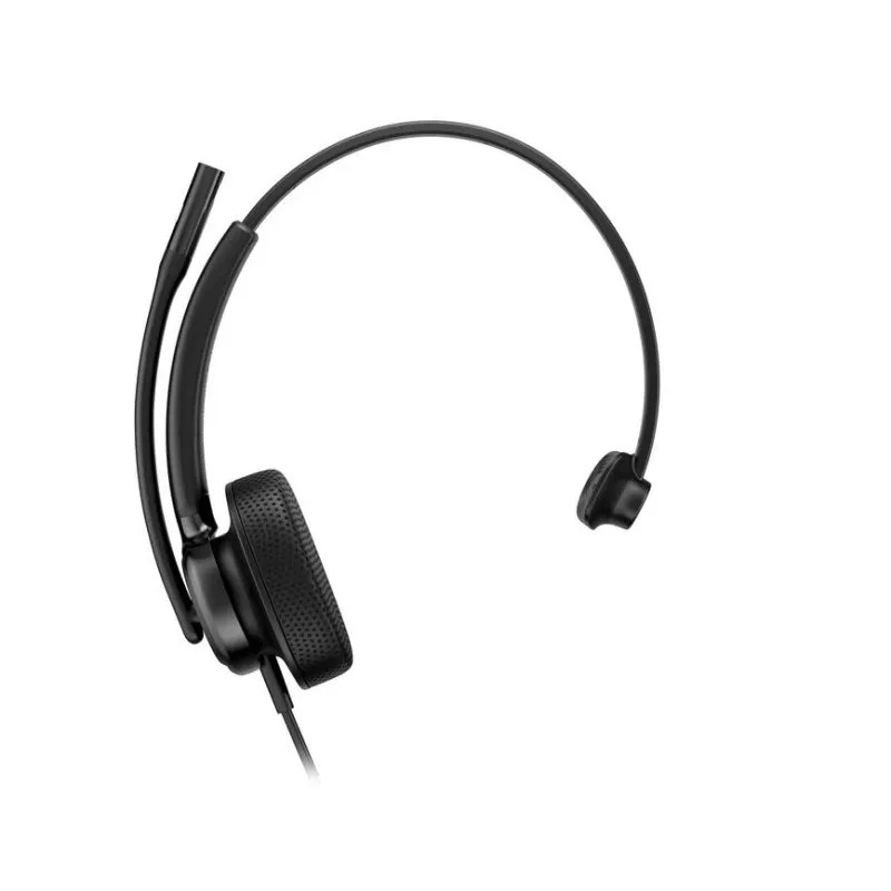 Auriculares Poly Mission 415 com fio USB-A USB-C Escritório Cancelamento de Ruído Preto