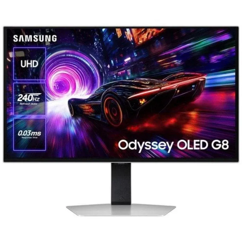 Monitor Samsung Odyssey G8 G81SF 27" UltraHD 4K 240Hz OLED FreeSync Premium Pro HDR True Black