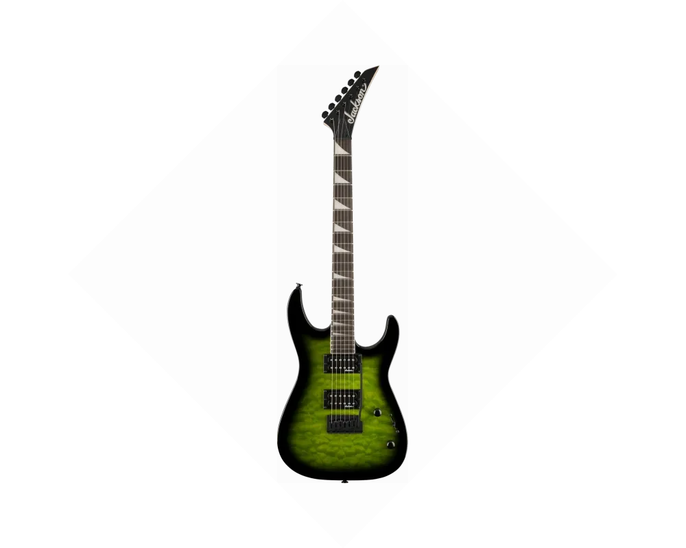 Jackson JS20 Dinky DKQ 2PT AH Transparent Green Burst