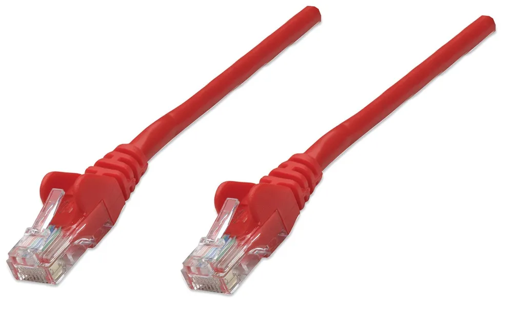 Intellinet Network Patch Cable, Cat6, 5m, Red, CCA, U/UTP, PVC 343367
