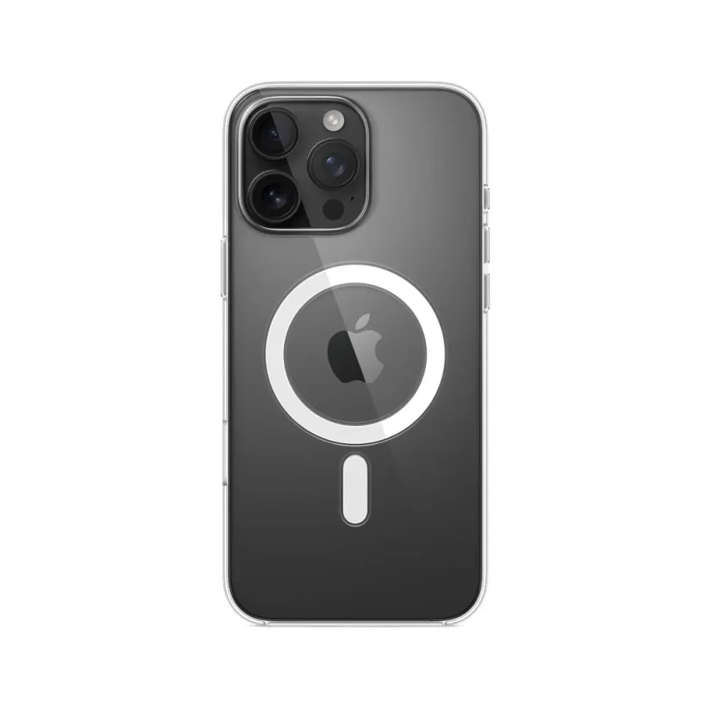 Capa Silicone iPhone 16 Pro Max Transparente