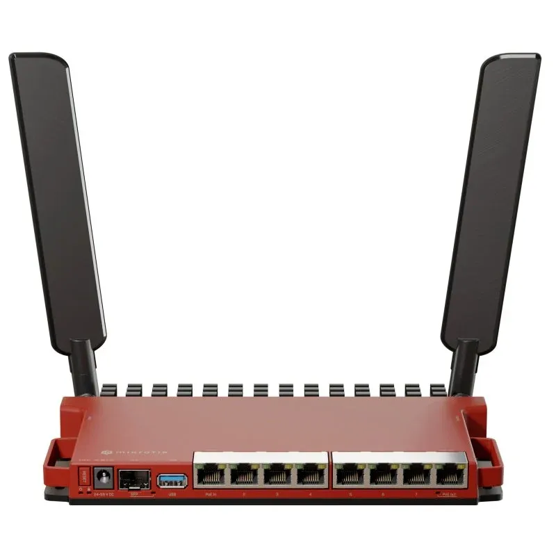 Mikrotik L009UiGS-2HaxD-IN Router WiFi 6 2.4GHz 8 Portas Gigabit