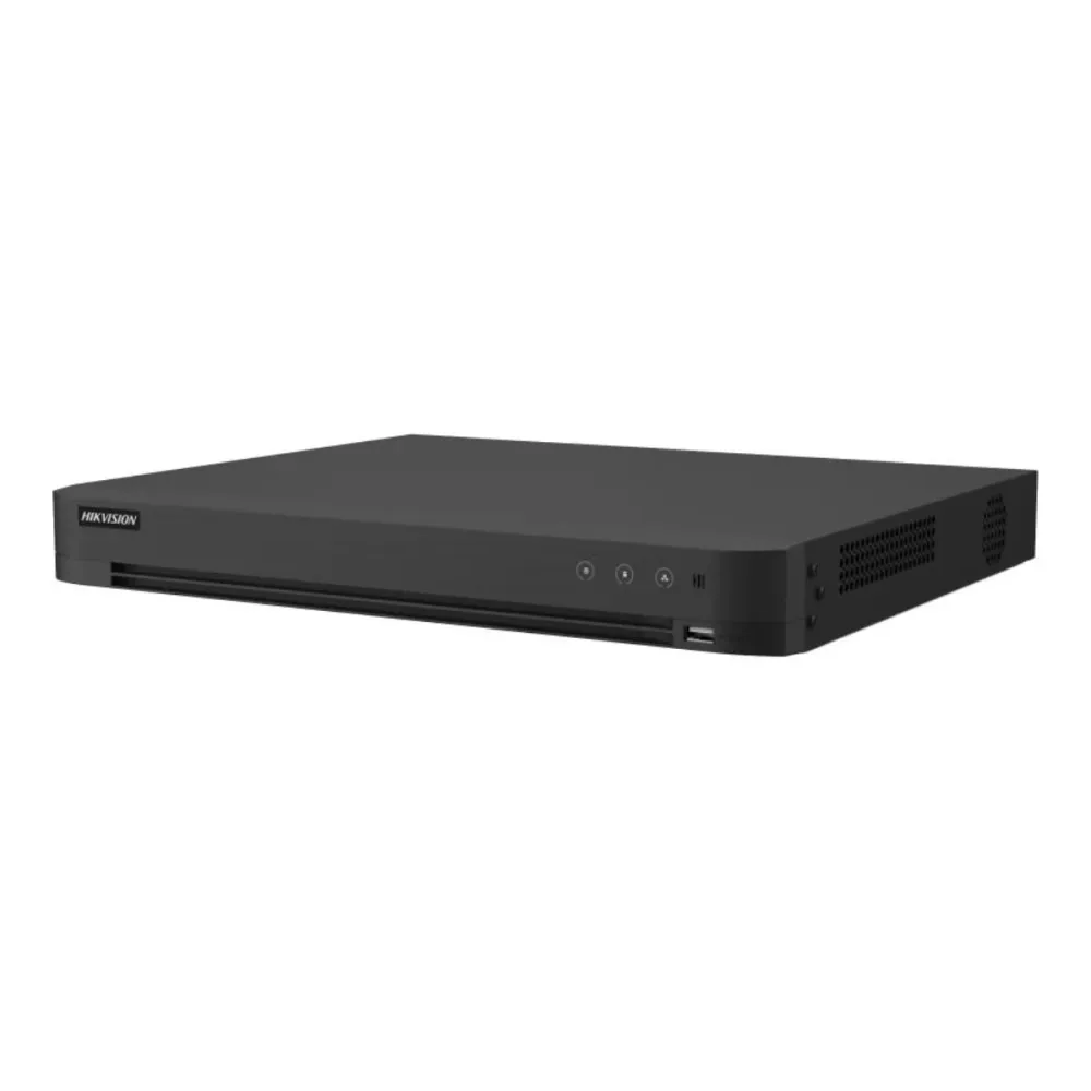 Gravador DVR Hikvision Pro 5 em 1 16 Canais 4K AcuSense Preto