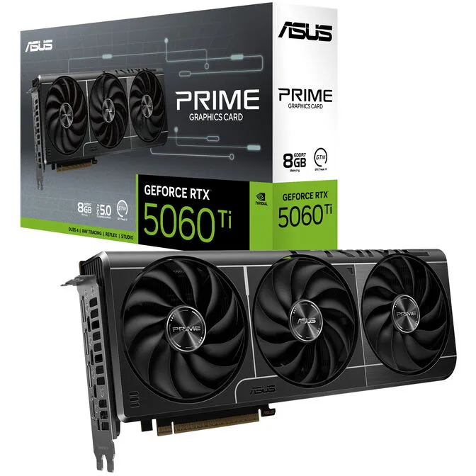 Gráfica Asus GeForce® RTX 5060 Ti Prime 8GB GDDR7 DLSS4