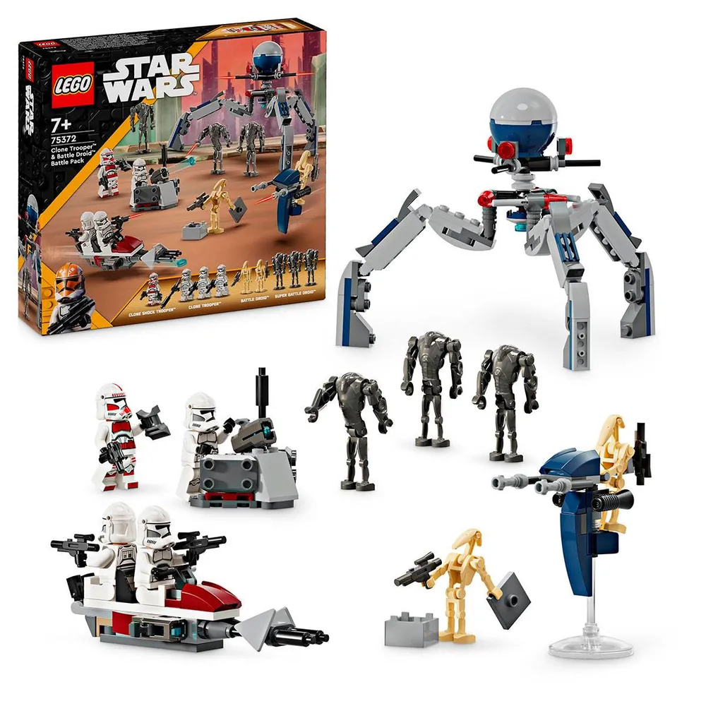 LEGO Star Wars Combate Clone Trooper Battle Droid - 75372