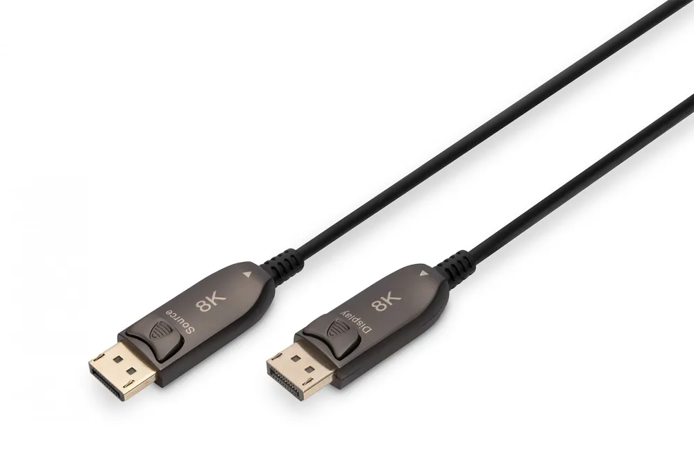 Digitus AK-340107-150-S cabo DisplayPort 15 m Preto AK-340107-150-S