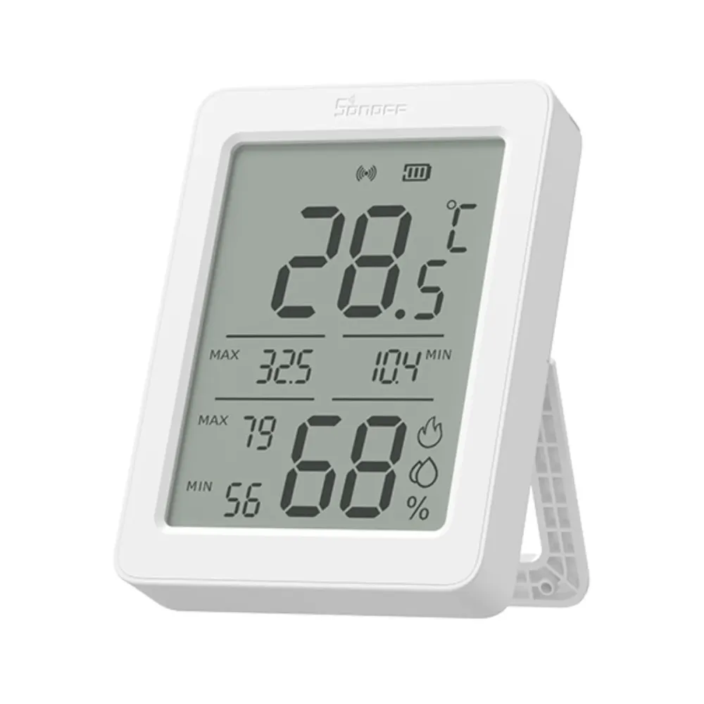 Sensor de Temperatura Sonoff SNZB-02DR2 AirGuard TH Branco