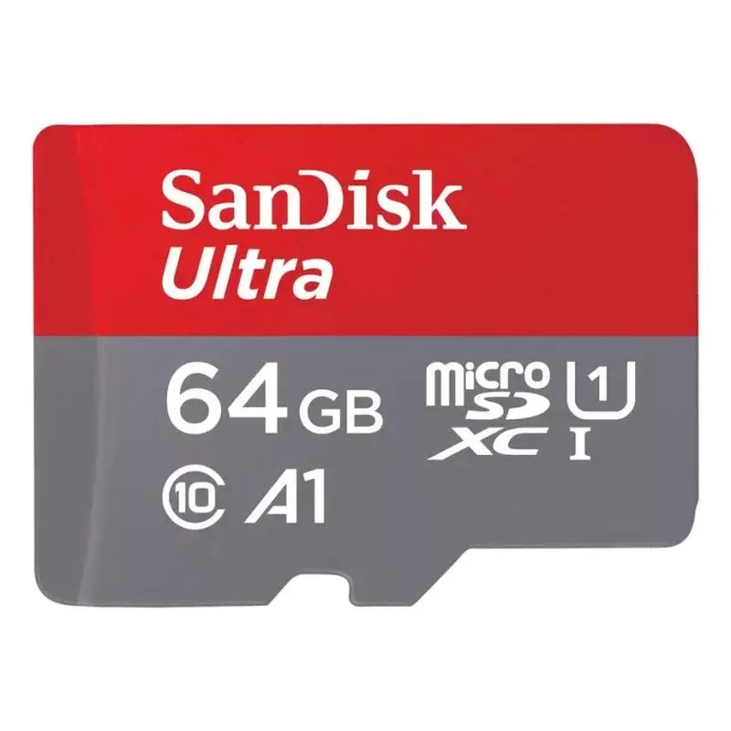 Memória flash SanDisk SDSQUAB-064G-GN6MT 64GB microSDXC Classe 10 UHS-I U1 140MB/s A1 com adaptador SD