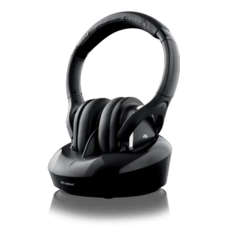 Auriculares Meliconi HP DIGITAL PLUS Inalámbricos e com cabo para TV com Cancelamento de Ruído, Preto