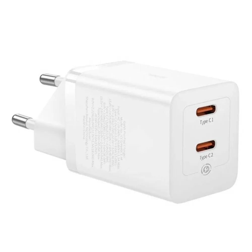 Carregador Baseus Fast Charger 40W USB-C GaN5 Branco