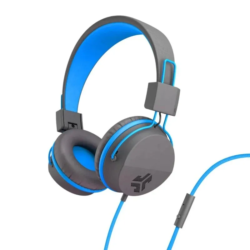 Jlab Jbuddies Studio Auscultadores Dobráveis para Crianças Cinzento/Azul