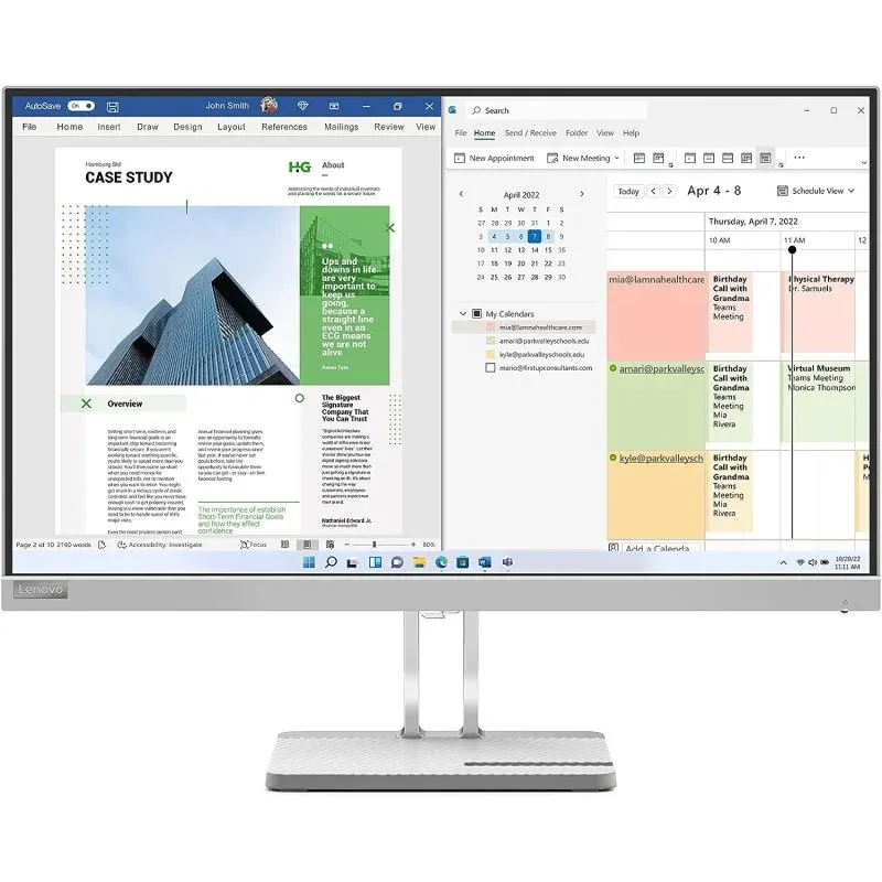 Monitor Lenovo L25e-40 24.5" LCD FullHD 75Hz