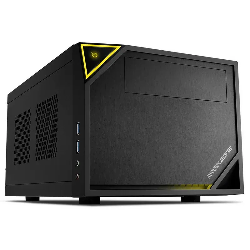 Caixa de Computador Sharkoon SHARK ZONE C10 Preto, Amarelo